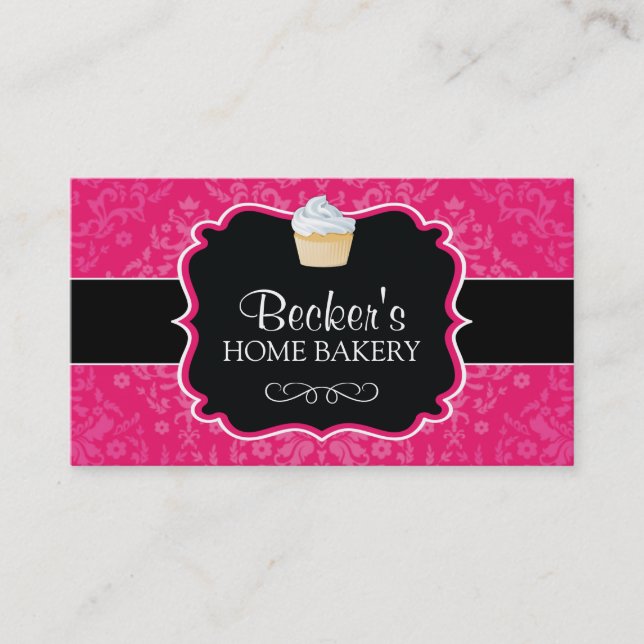 Bold Bakery Business Card (Front)