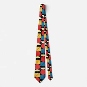 Bold Bauhaus Geometric Tie