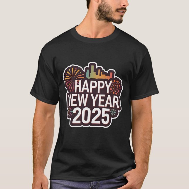 Bold Beginnings New year 2025 Men's Basic T-Shirt (Front)