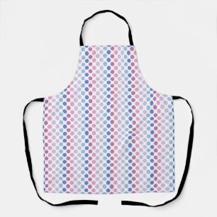 Bold Bigender Pride Flag Colours Polkadots Apron