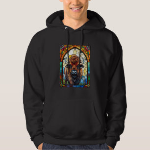 Bold Bison Buffalo Animal Nature Art Hoodie