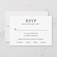 Bold Black and White Modern Wedding