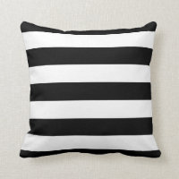 Bold Black And White Stripes Design