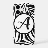 Bold Black and White Zebra Print Pattern