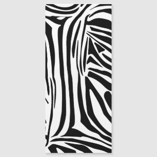 Bold Black and White Zebra Print Pattern