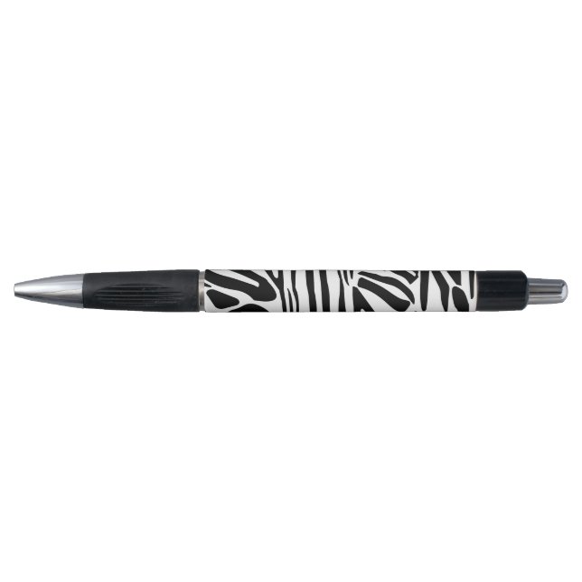 Bold Black and White Zebra Print Pattern (Front)