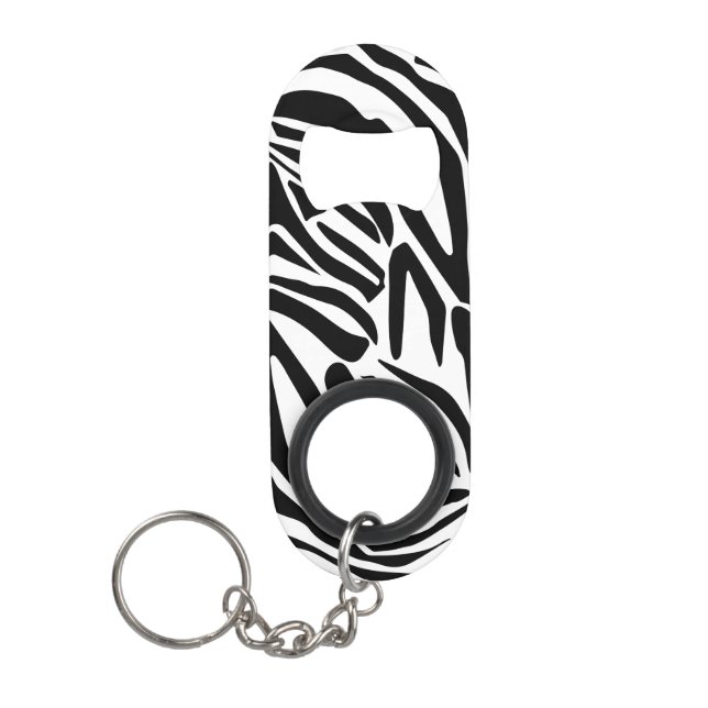 Bold Black and White Zebra Print Pattern (Front)
