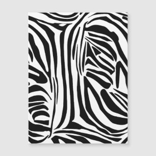 Bold Black and White Zebra Print Pattern