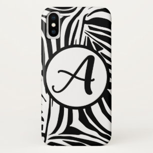 Bold Black and White Zebra Print Pattern Case-Mate iPhone Case