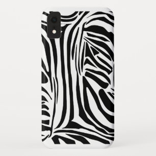 Bold Black and White Zebra Print Pattern Case-Mate iPhone Case