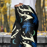 Bold Black Dragon Slash Pattern Leggings<br><div class="desc">Uplift your style with these stunning and beautiful Dragon Slash on Black leggings. Designed for women who embrace both fitness, fashion and chic styling, these colourful activewear pieces seamlessly transition from gym or yoga sessions to casual everyday wear. Stay active, stay beautiful, effortlessly blending comfort and style in every move....</div>