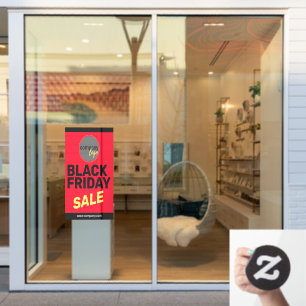 BOLD BLACK FRIDAY SALE RED YELLOW BUSINESS LOGO