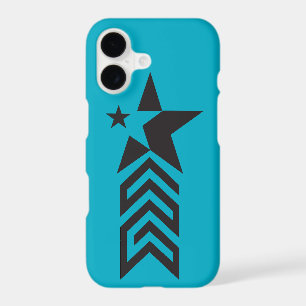 Bold Black Geometric Star