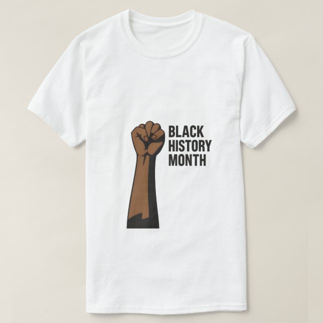 Bold Black History Month T-Shirt Designs (Design Front)