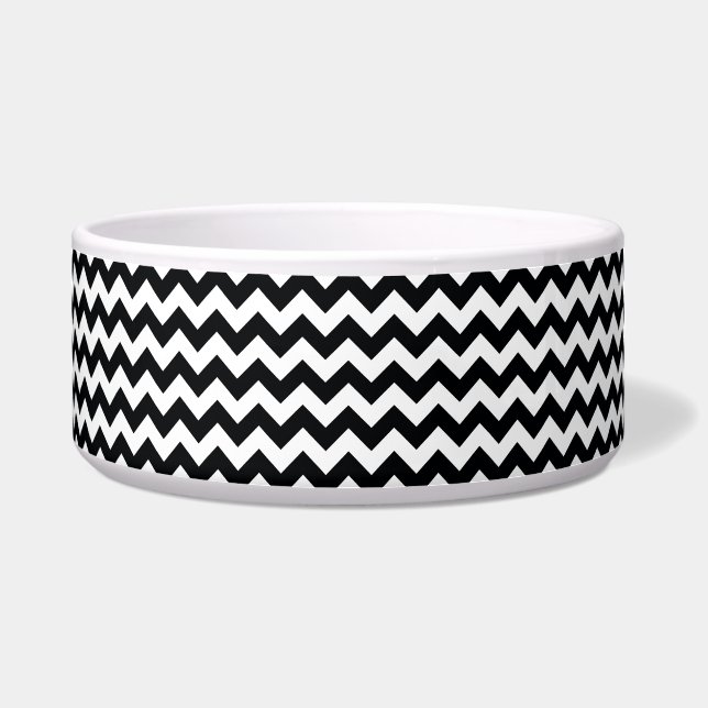 Bold Black & White Chevron Zig Zag Pattern (Front)