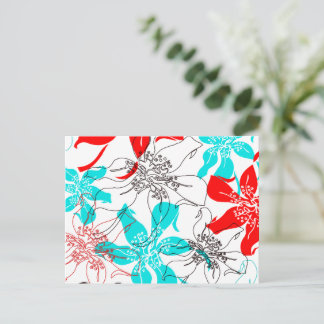 Bold Blossoms Postcard