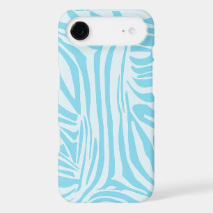 Bold Blue and White Zebra Print
