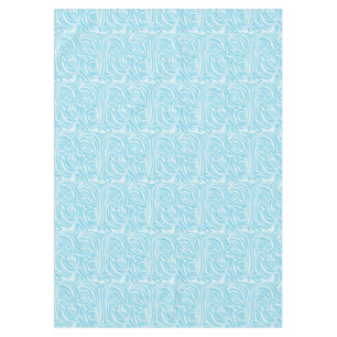 Bold Blue and White Zebra Print Tablecloth
