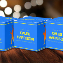 Bold Blue Modern Tech Graduation