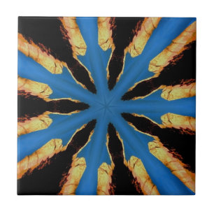 bold blue tile