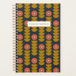 Bold Boho Botanical Geometric Personalised  Planner