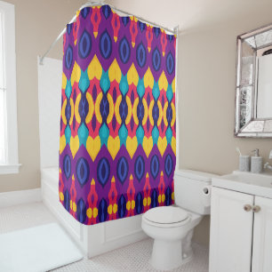 Bold Boho Shower Curtain