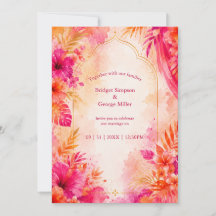 Bold Bollywood Hawaii Arch Tropical wedding