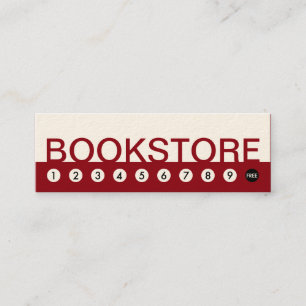 bold BOOKSTORE customer loyalty Card