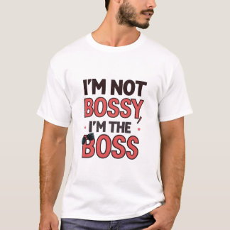 Bold Boss Lady Saying – Funny Work Giftful Tee