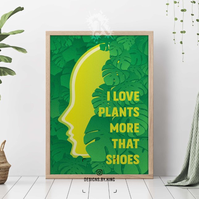Bold botanical inspirational poster (Creator Uploaded)