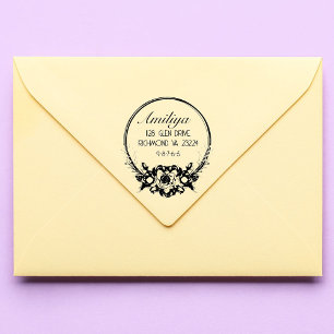 Bold Botanical Personalized modern Self-inking Stamp