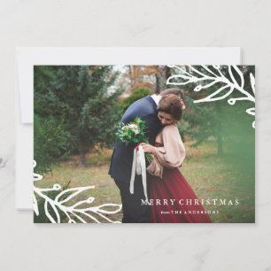Bold Branches Holiday Photo Card