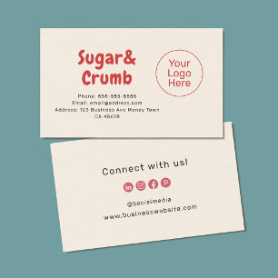 Bold Brand-Ready Bakery Business Card