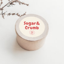 Bold Brand-Ready Bakery Packaging Sticker
