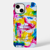 Bold Bright Colours Abstract Art 