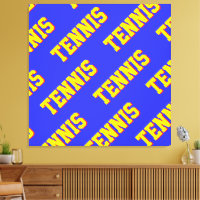 Bold Bright Yellow Purple Repeat PICKLELBALL Text