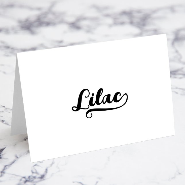 Bold Brush Script C Swash Name Place Cards (Bold Brush Script C Swash Name Place Cards)