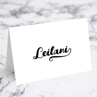 Bold Brush Script I Swash Name Place Cards