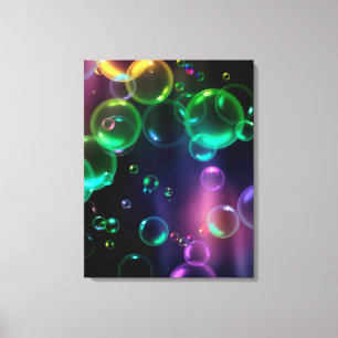 Bold Bubbles Canvas Print