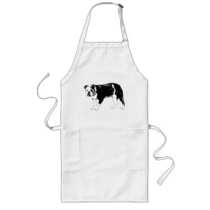 Bold Bulldog, Graphic Statement Long Apron