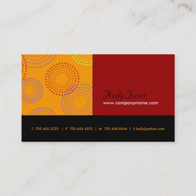 Bold Business Card (Front)