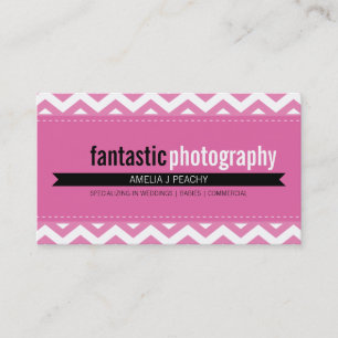 BOLD BUSINESS CARD :: simple modern chevron 10