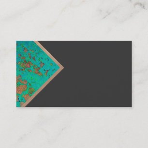 bold business card template geometric design