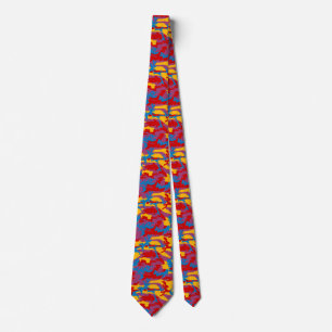Bold Camo Pattern Tie