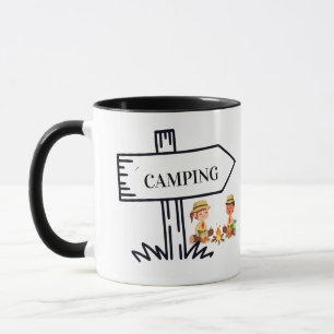 Bold Camping Outdoors Coffee   outdoor adventure Mug