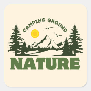 Bold Camping / Outdoors Sticker   take a hike