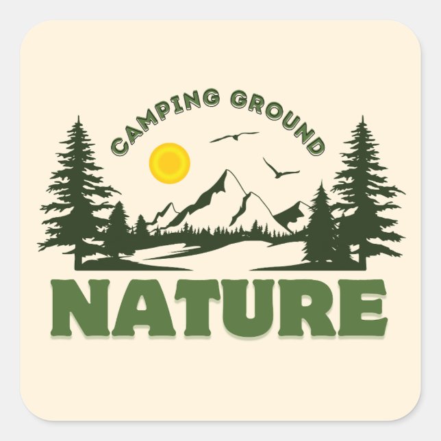 Bold Camping / Outdoors Sticker | take a hike (Front)