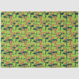 Bold Carnivorous Venus Flytraps Pattern Tissue Paper