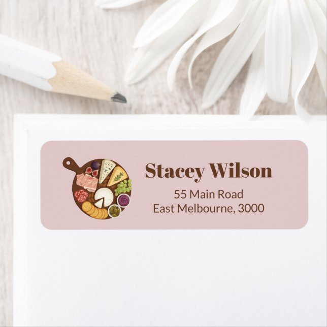 Bold Catering Return Address Label (Insitu)