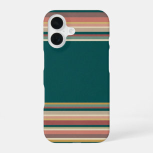 Bold Centre Retro Stripe iPhone 16 Case